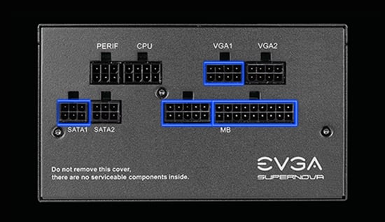 EVGA SuperNOVA 650 P5, 80 Plus Platinum 650W, Fully Modular, Eco